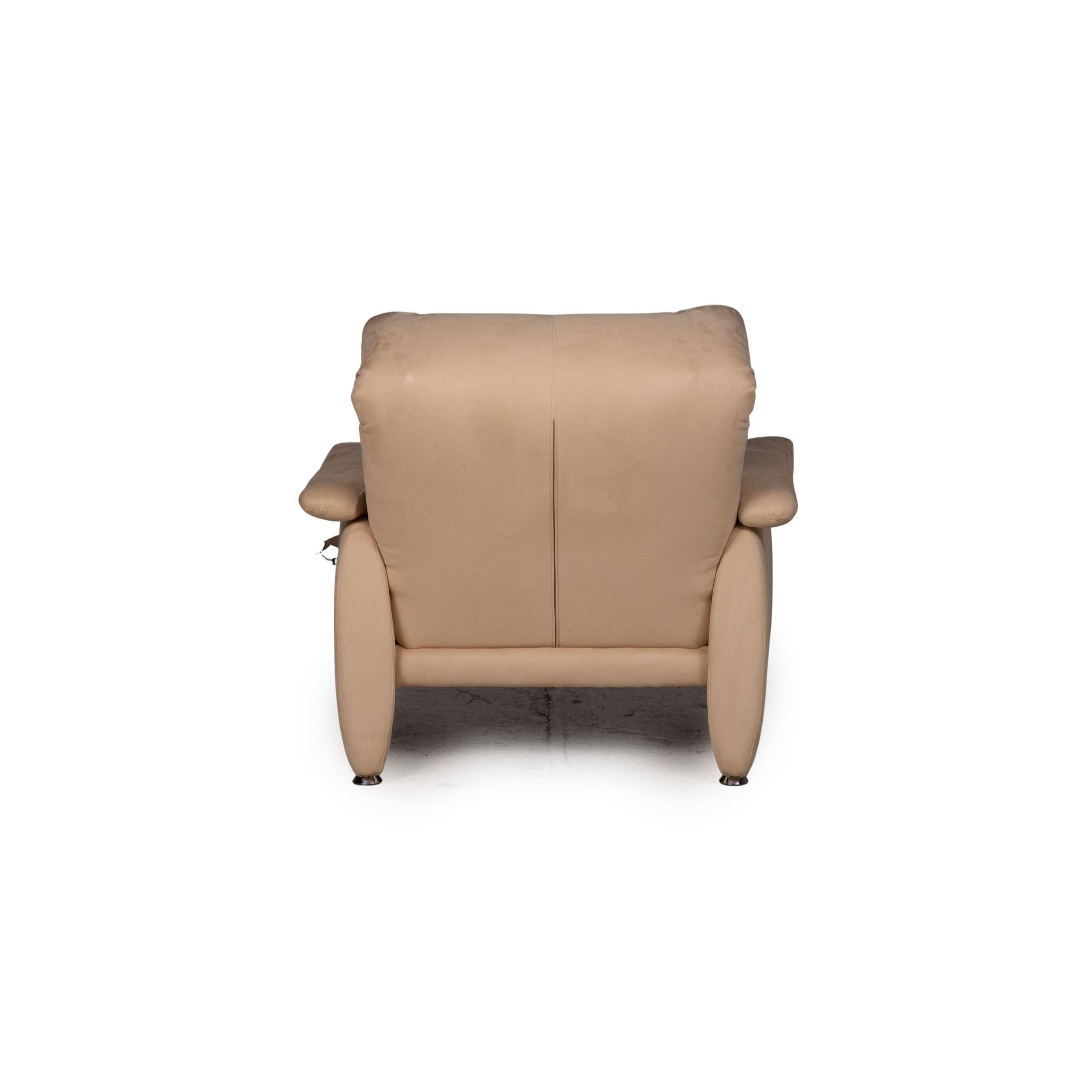 Laauser Dacapo Fabric Armchair Beige Function For Sale 3