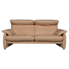 Laauser Dacapo Stoff-Sofa mit zwei Sitzern in Beige, Laauser Dacapo-Fassung