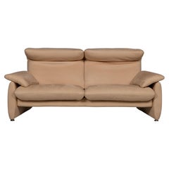 Laauser Dacapo Fabric Sofa Beige Two-Seater Couch Function