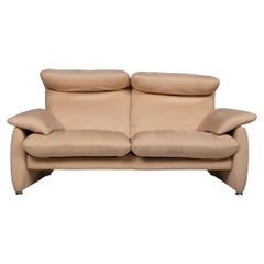 Laauser Dacapo Stoff-Sofa in Beige mit zwei Sitzen