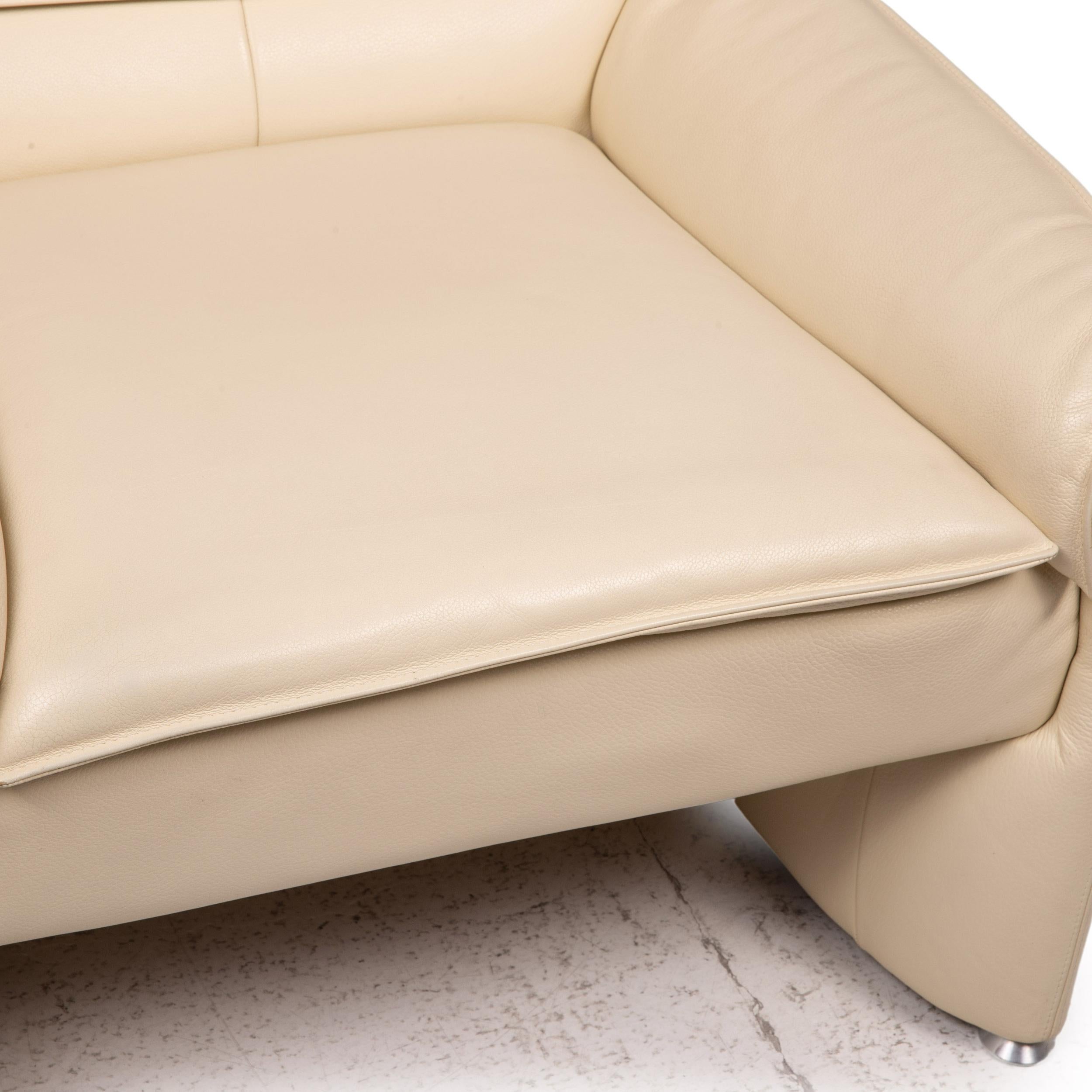 Sillón de cuero Laauser Crema Función Alemán en venta