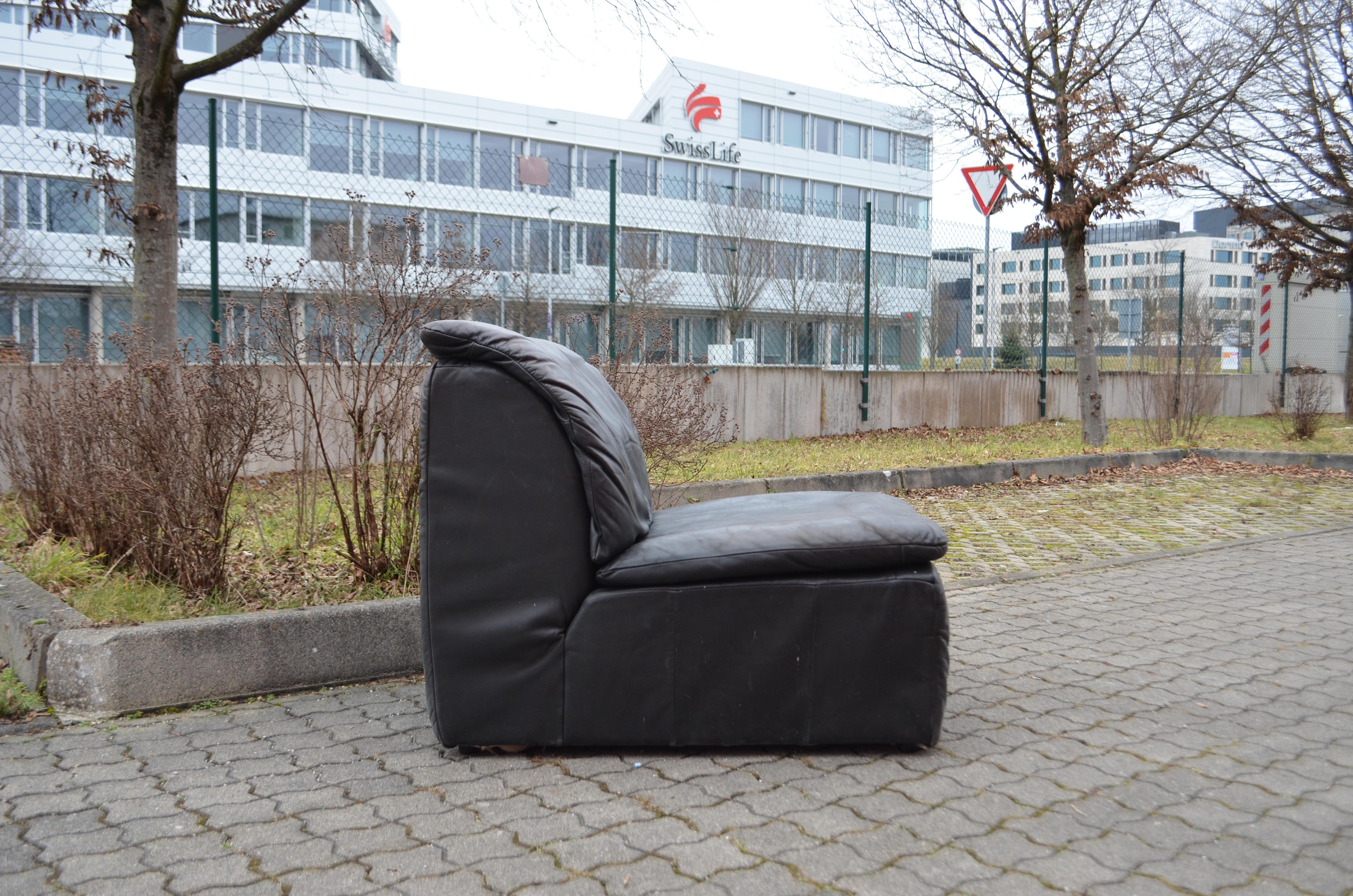 Canapé modulaire sectionnel en cuir patchwork vintage Laauser, 1970 en vente 4