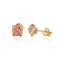 Lab Diamond Studs Solid 14k Yellow Gold Jewelry Dainty Minimalist Gift Earring