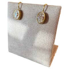 Lab grown Diamond earrings in 22Karat gold