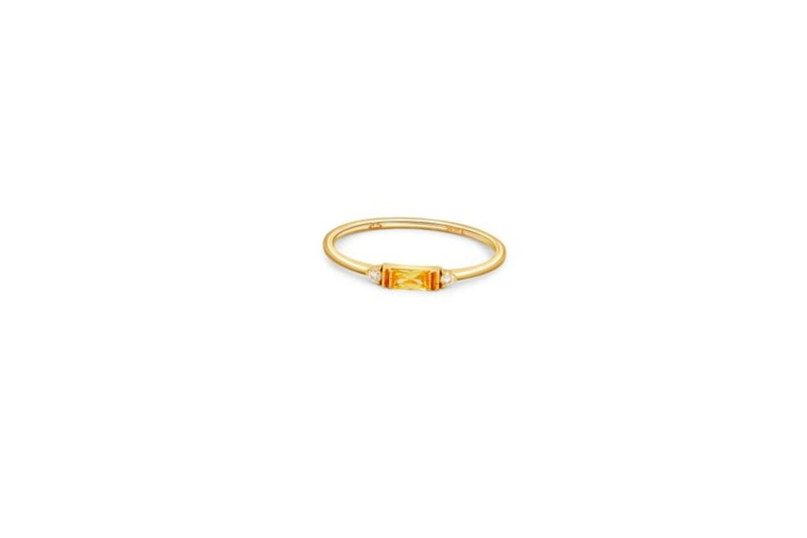 Lab Sapphire Ring 2