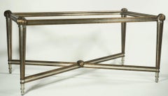 Labarge Bronze and Steel Center/Sofa/Coffee Table