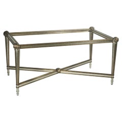 Retro Labarge Bronze and Steel Center/Sofa/Coffee Table
