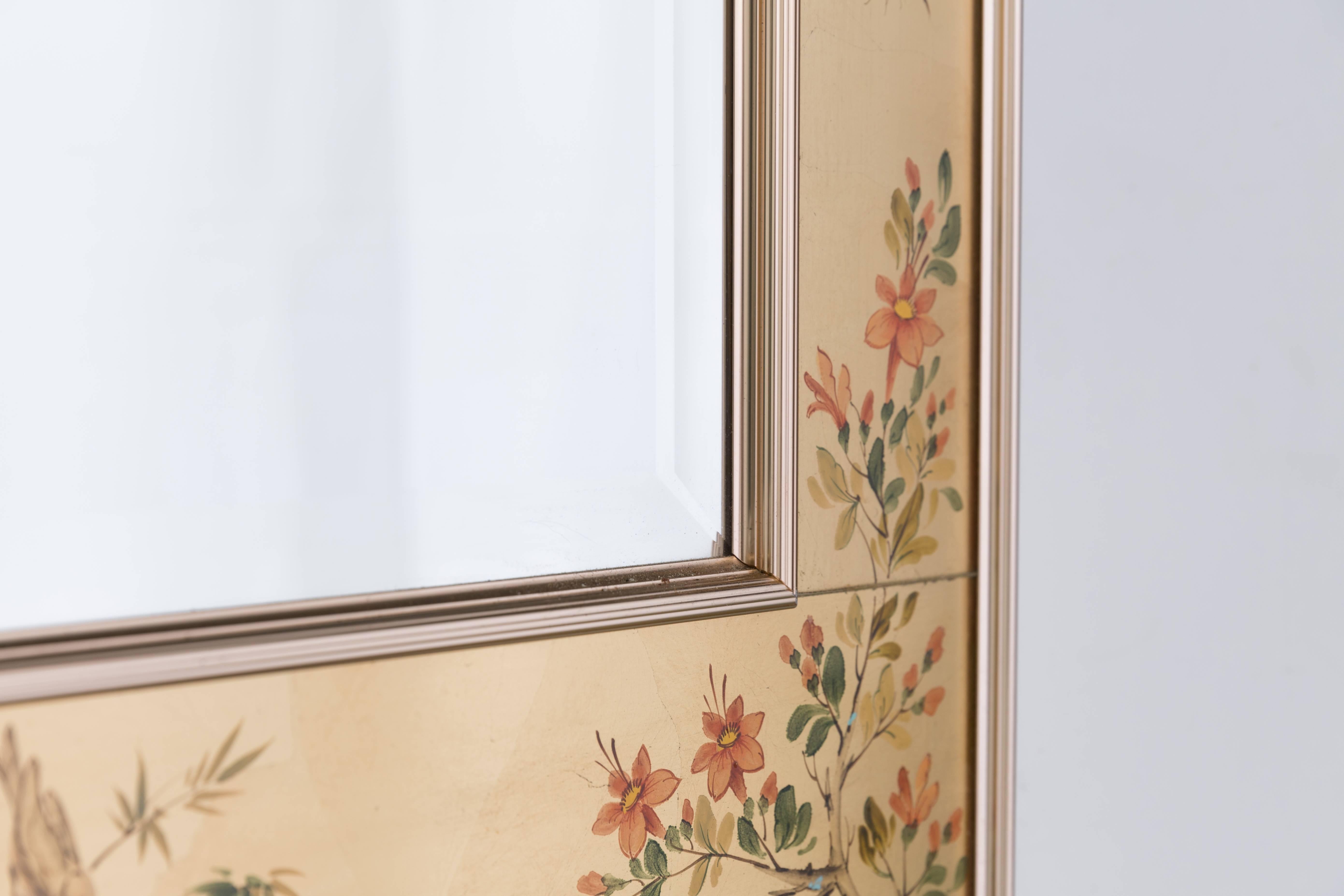 LaBarge Chinoiserie Eglomise Mirror 1