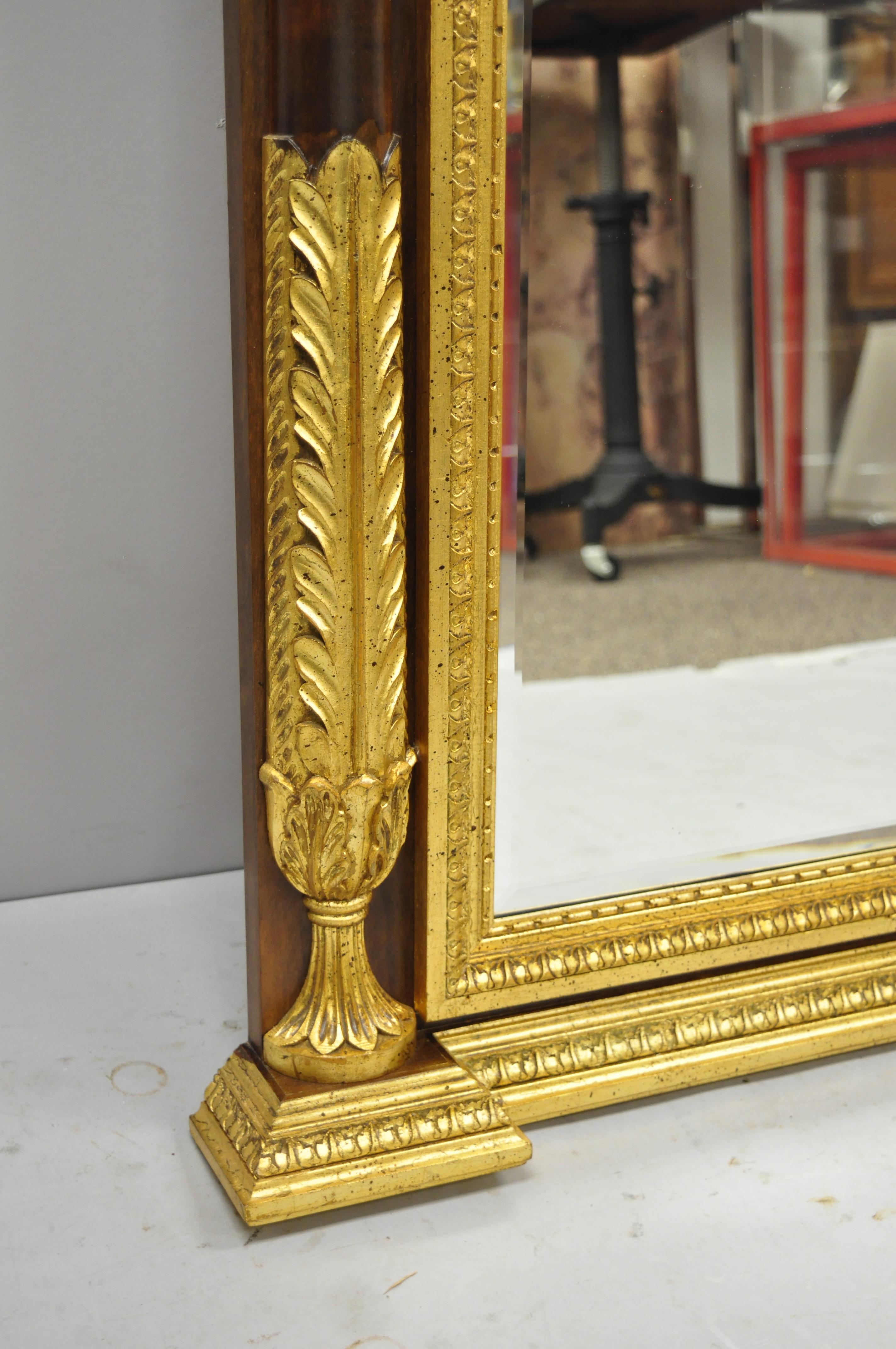 Labarge French Louis XV XVI Style Gold Gilt Italian Console Wall Pier Mirror 4