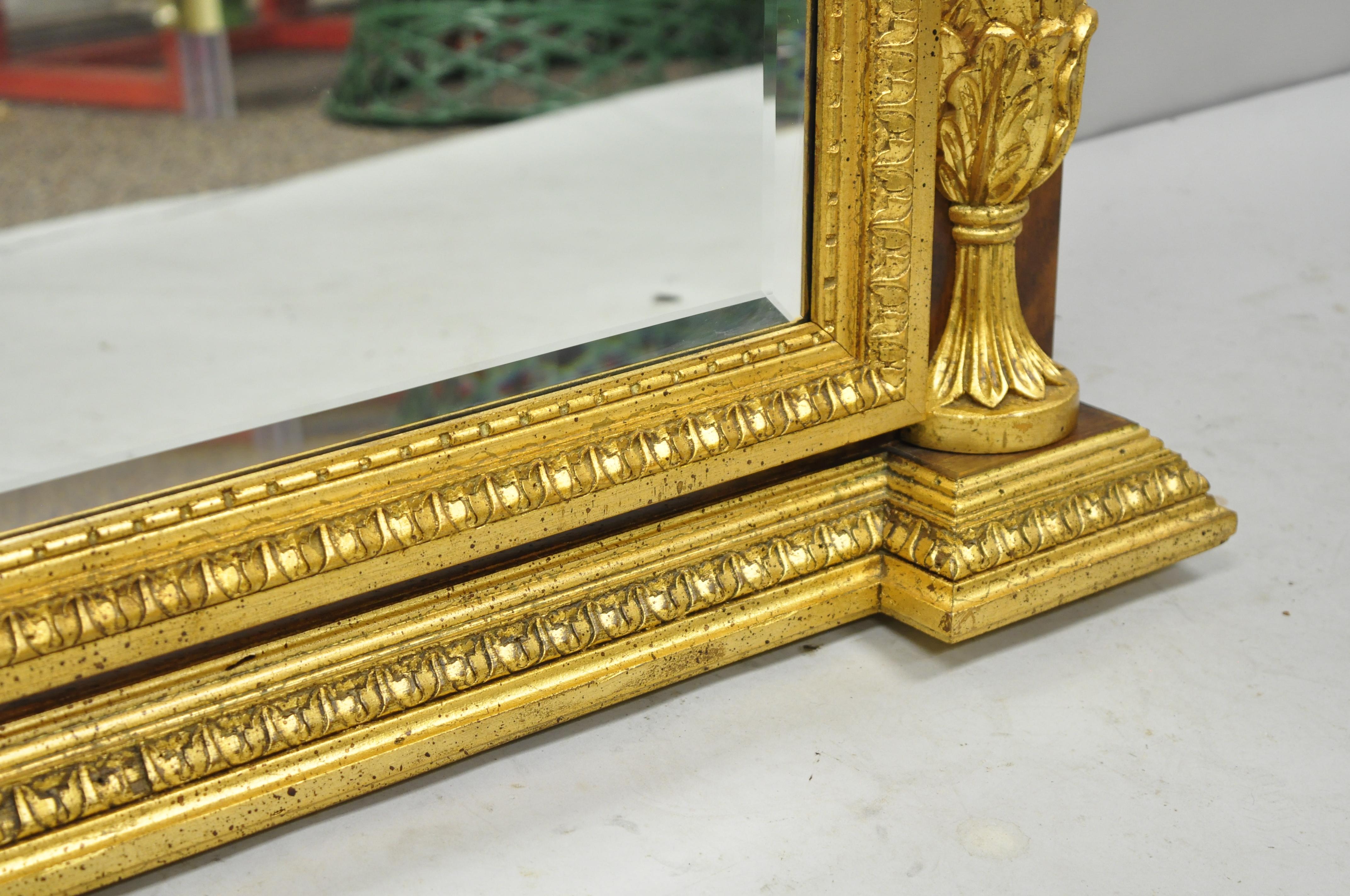 Labarge French Louis XV XVI Style Gold Gilt Italian Console Wall Pier Mirror 5