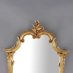 LaBarge French Louis XVI Style Gilt Composite Wall Mirror Signed 20thC