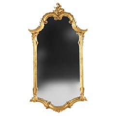 LaBarge French Louis XVI Style Gilt Composite Wall Mirror Signed 20thC