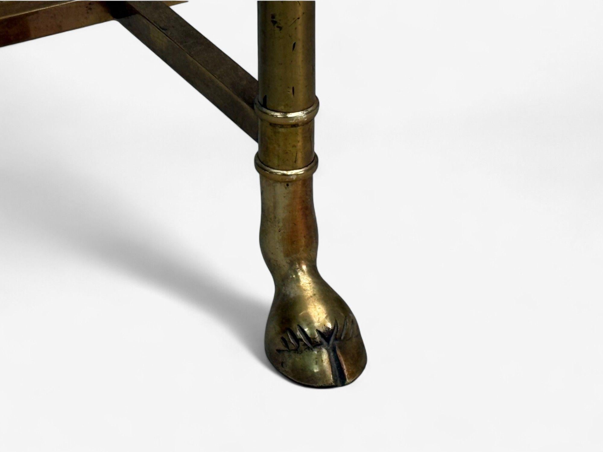 LaBarge, German Modern, Brass, Glass, Console Table, Germany, 1970s 2