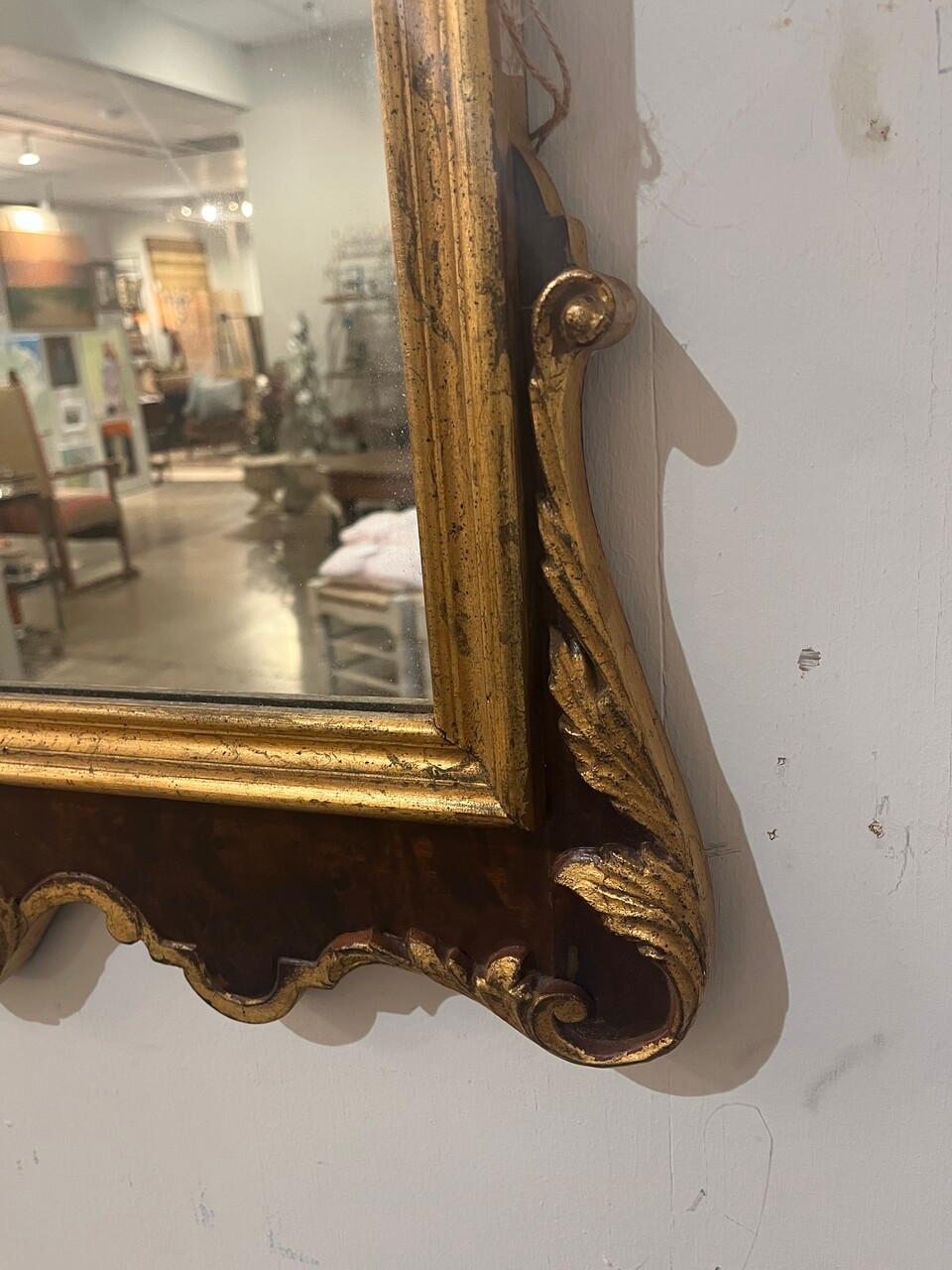italien Miroir provincial français doré à l'or LaBarge en vente
