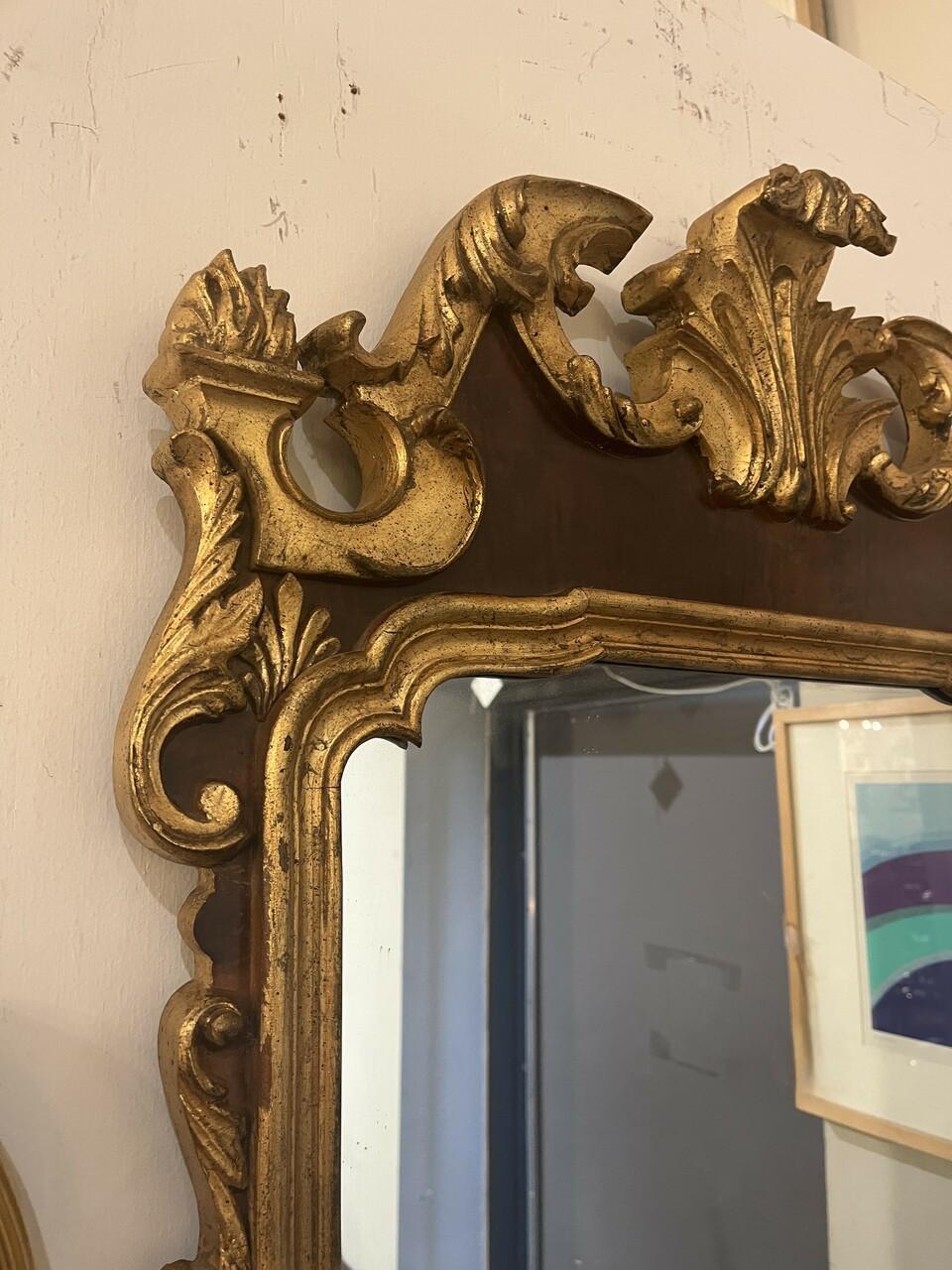Doré Miroir provincial français doré à l'or LaBarge en vente
