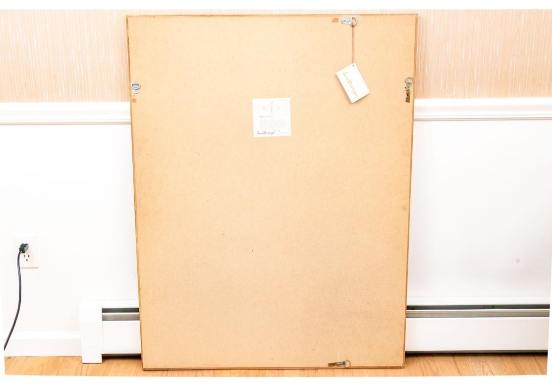 Hollywood Regency Specchio da parete dipinto a mano LaBarge in vendita