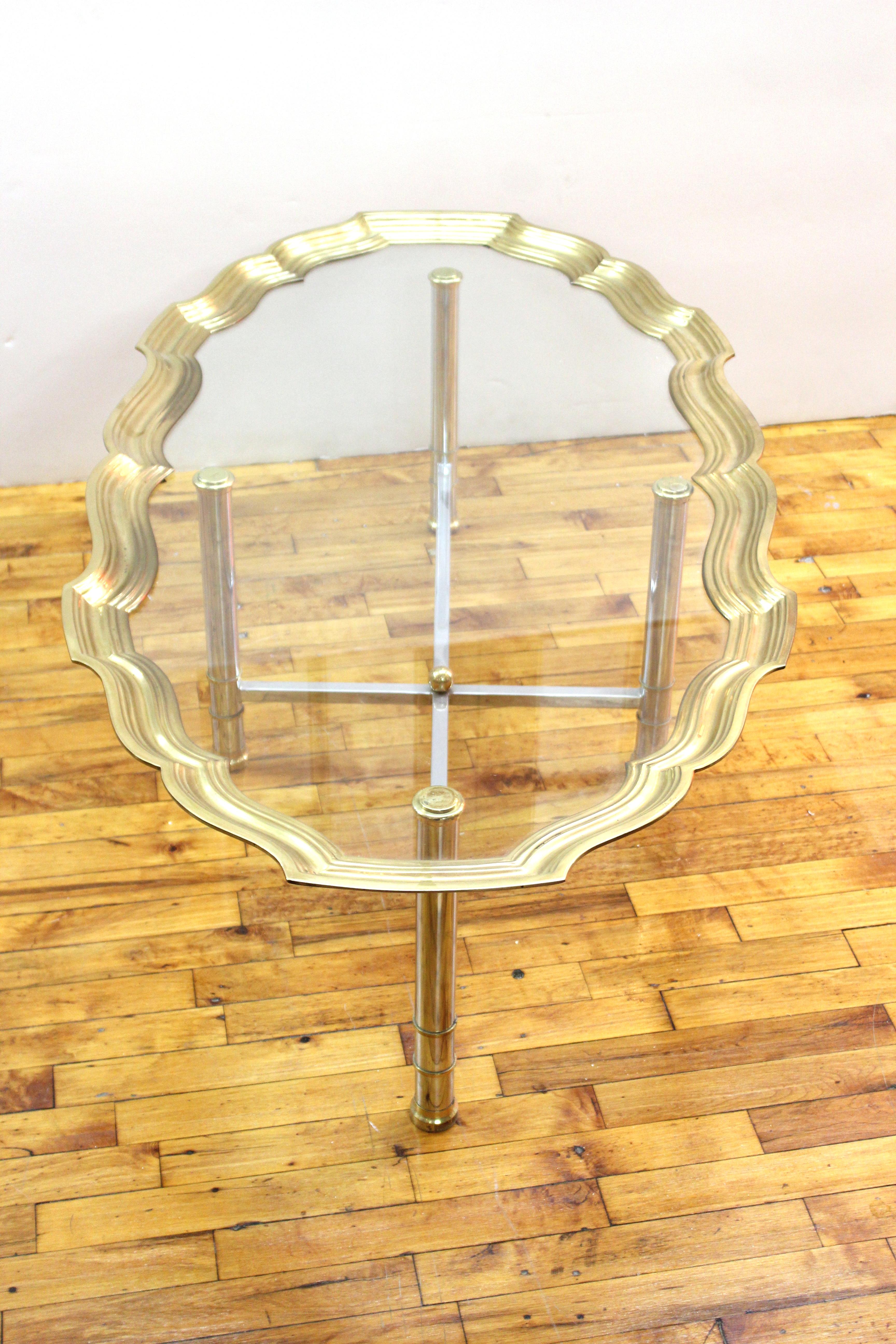 labarge brass coffee table