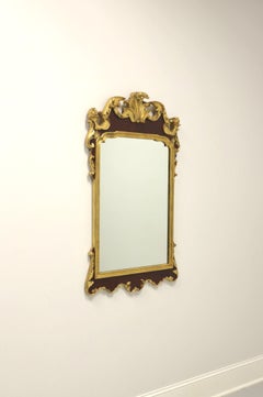LABARGE Mahogany Gold Gilt French Provincial Style Wall Mirror