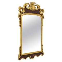 LABARGE Mahogany Gold Gilt French Provincial Style Wall Mirror