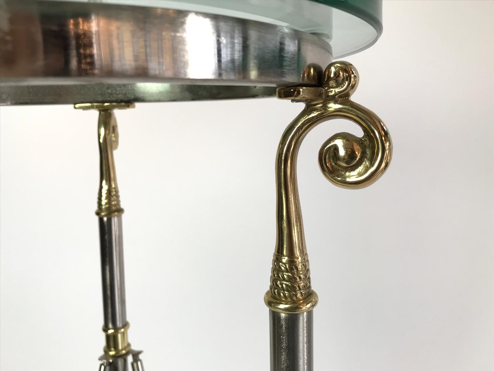 20th Century Labarge Pair of Hollywood Regency Tall Gueridon Pedestals