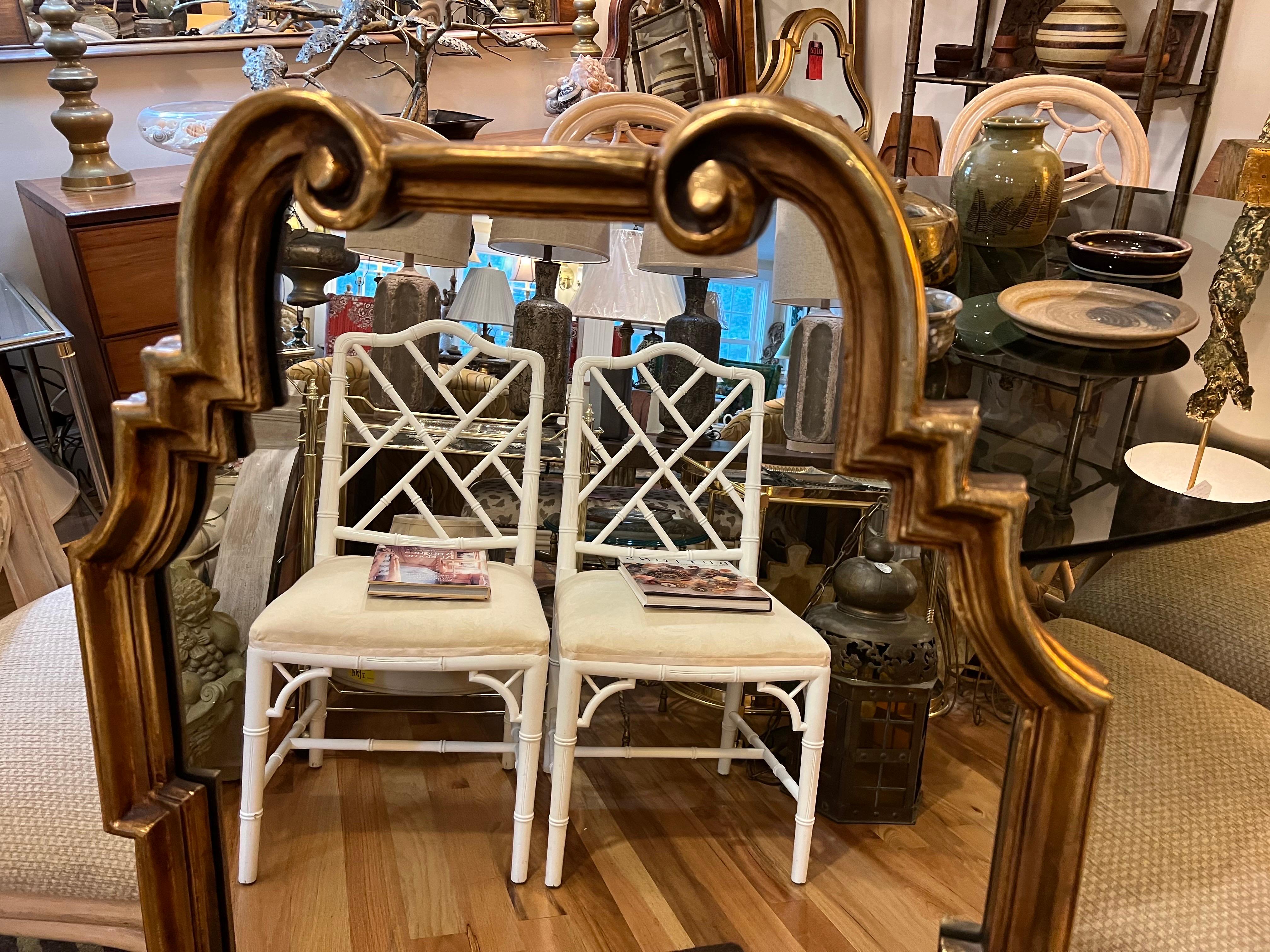 LaBarge Style Gold Leaf Wall Mirror 8