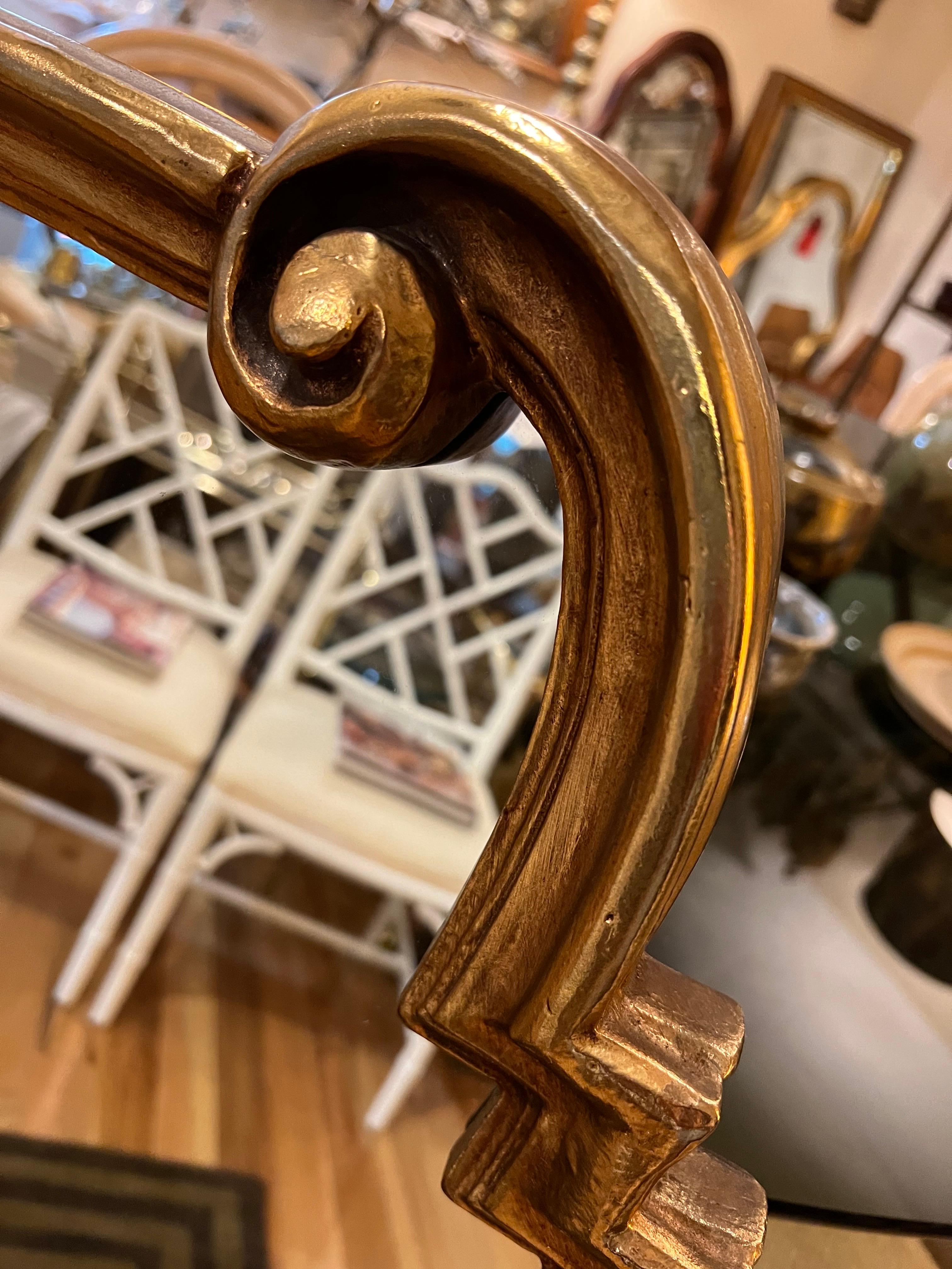 LaBarge Style Gold Leaf Wall Mirror 10