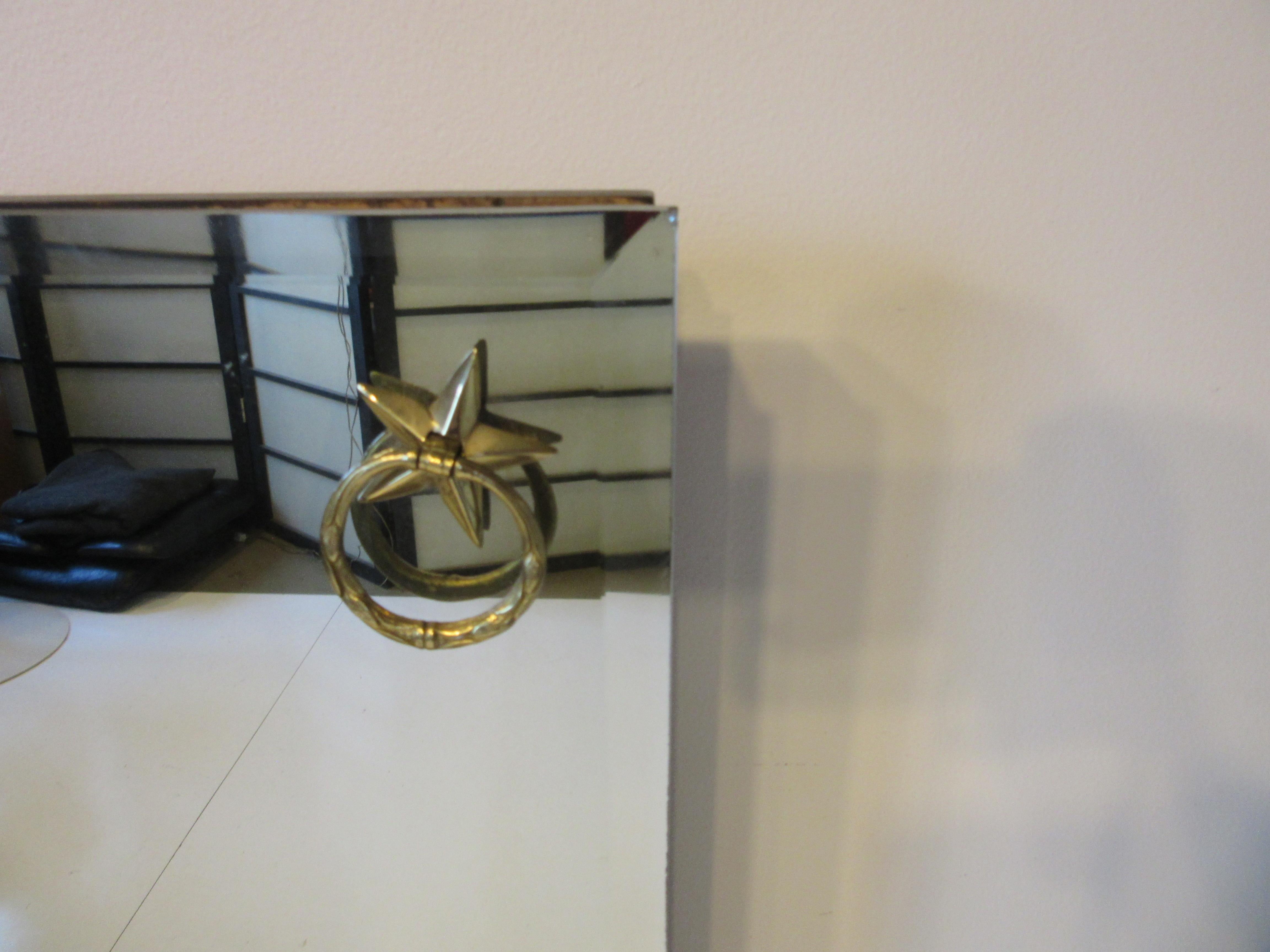 American Labarge Tortoise Shell Entrance Wall Mirror