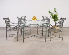 Labeled Brown Jordan Florentine Garden Set by Richard Frinier