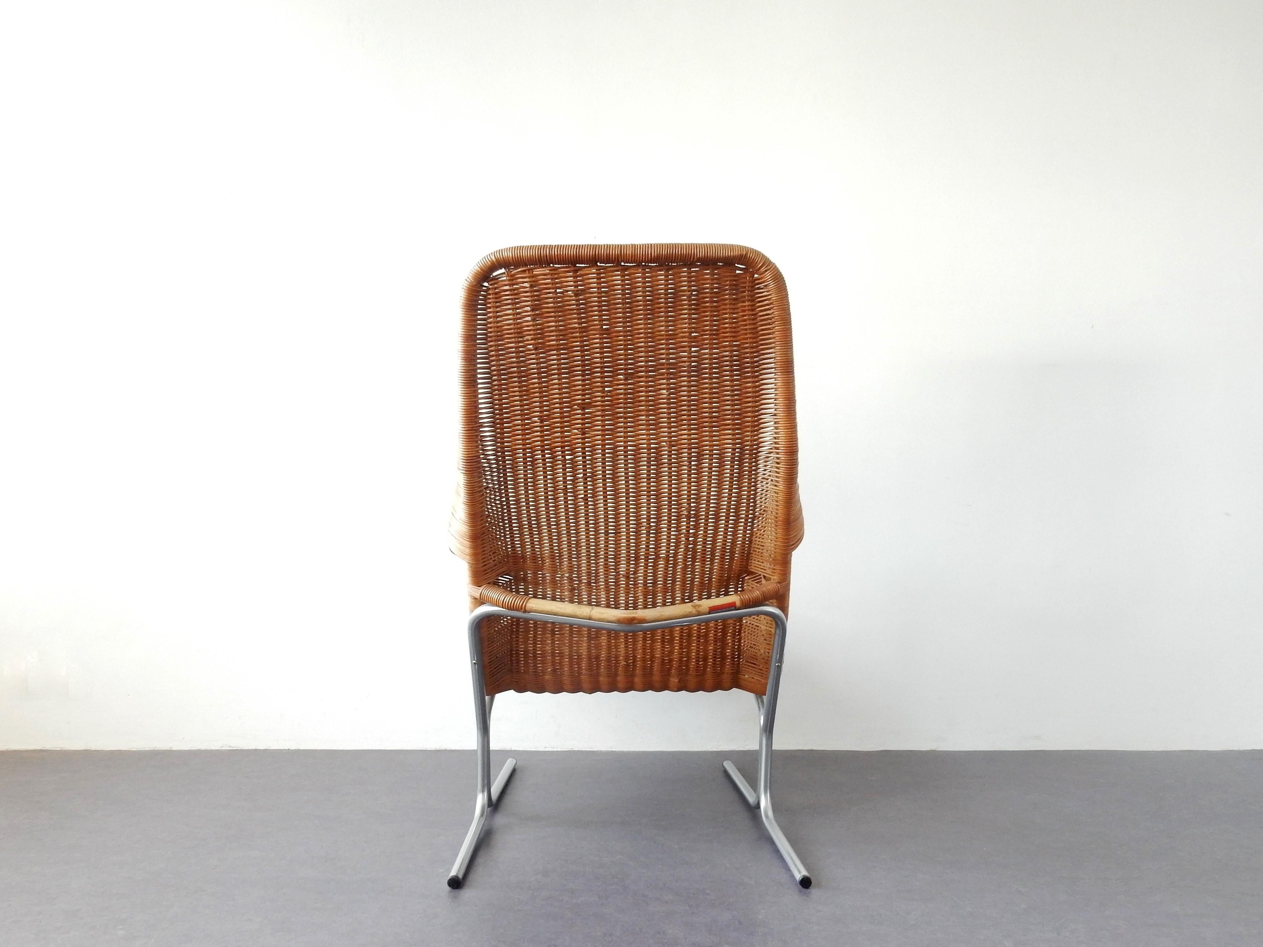 Mid-20th Century Labelled 514C Lounge Chair by Dirk Van Sliedregt for Gebr. Jonkers, 1960's For Sale