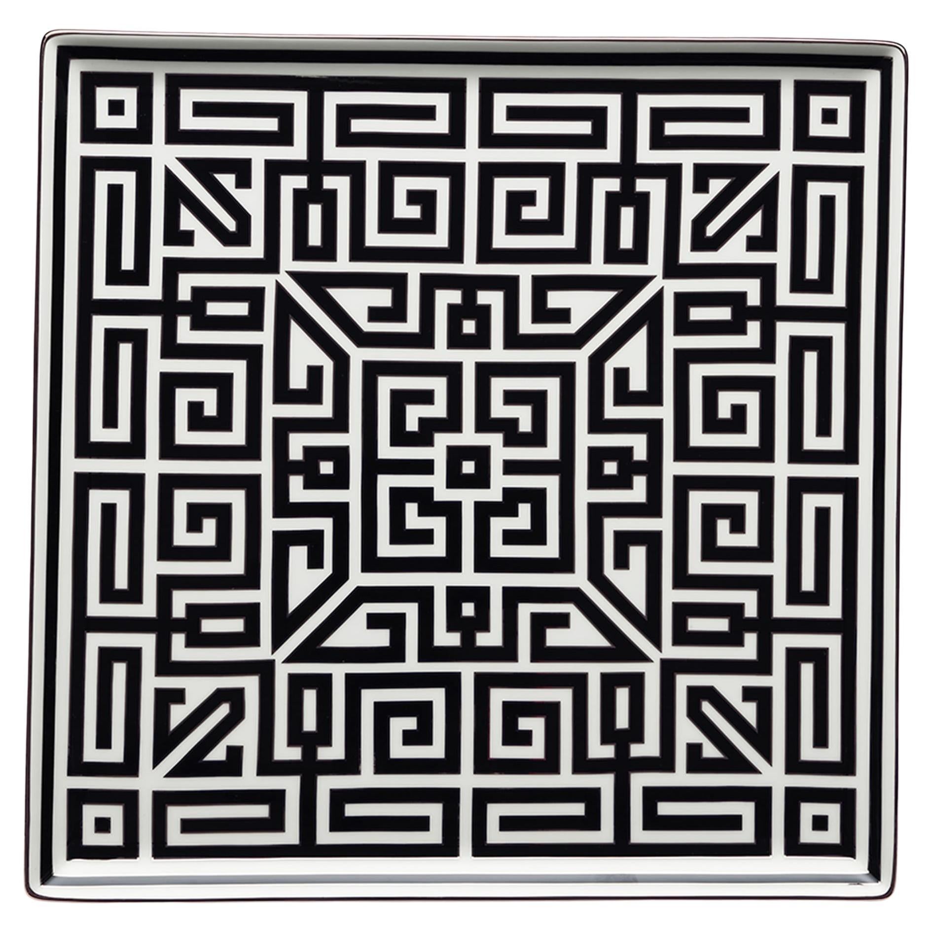 Vide-poche carré Labirinto Nero