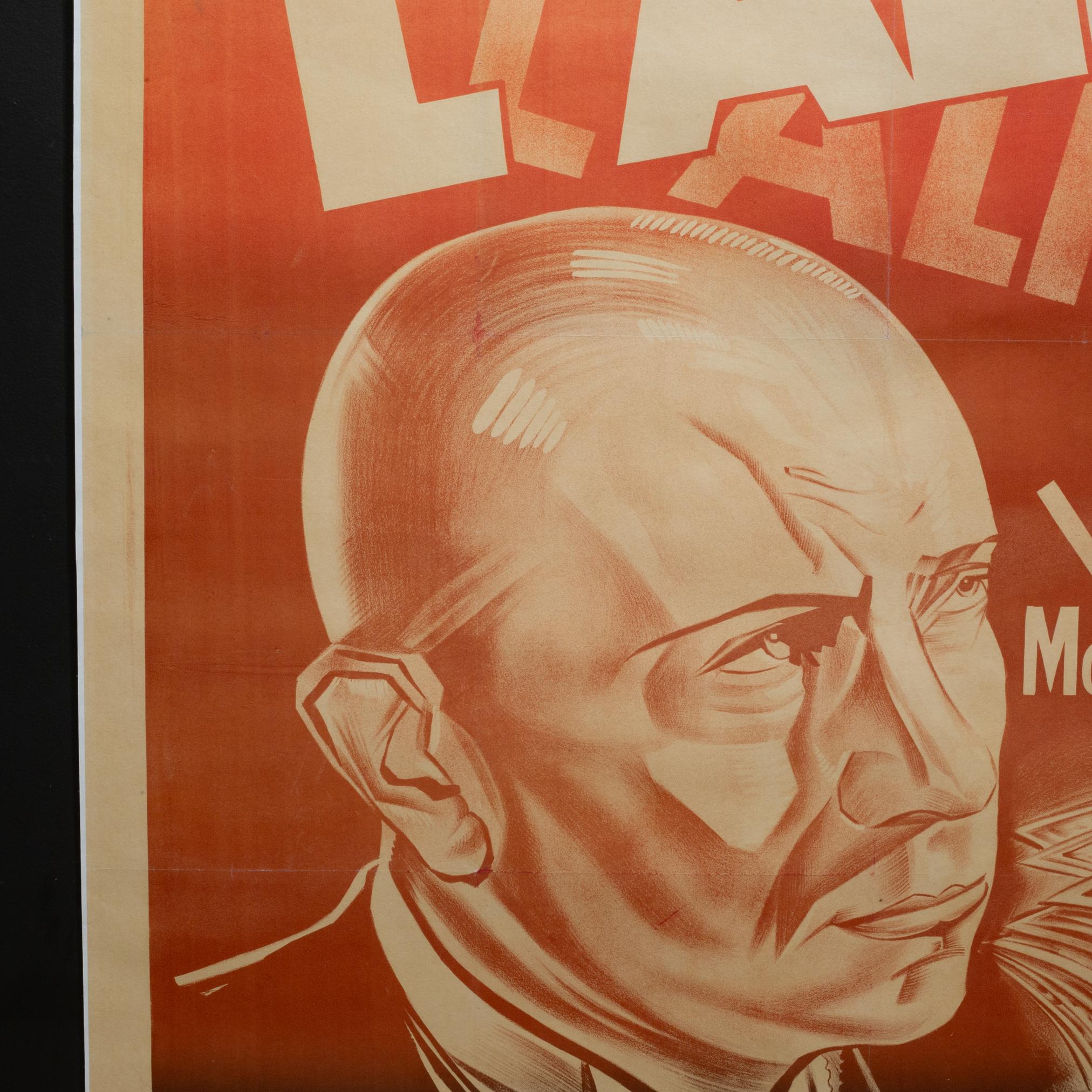 XX secolo Poster cinematografico francese L'ablibi, supporto in lino, 1937 in vendita