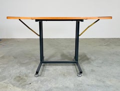 AMBLER Teck, serveur à abattant, chariot à plateaux, Danish Modern - Danemark Circa 1970