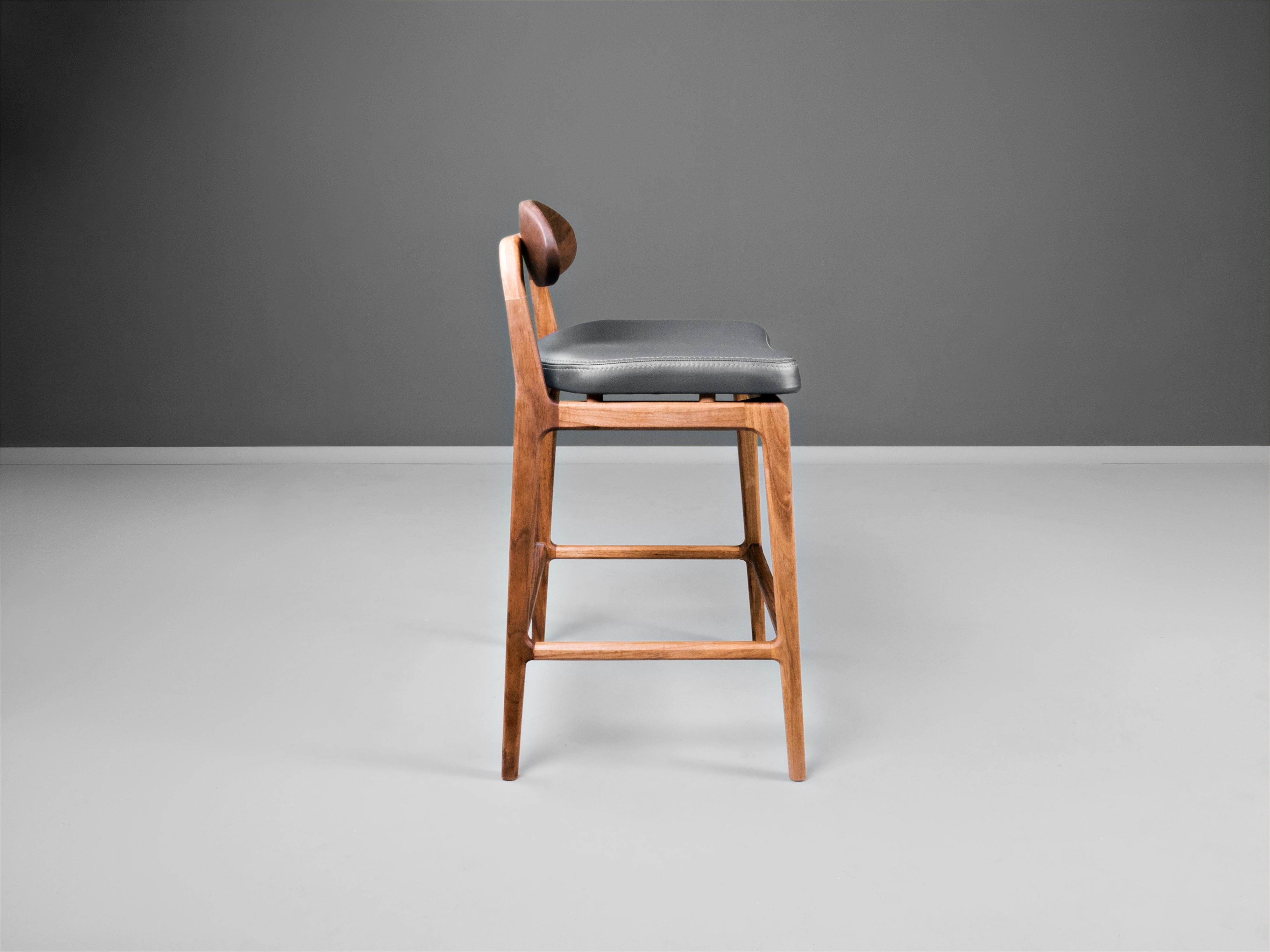 Upholstery Labor Bar Stool For Sale