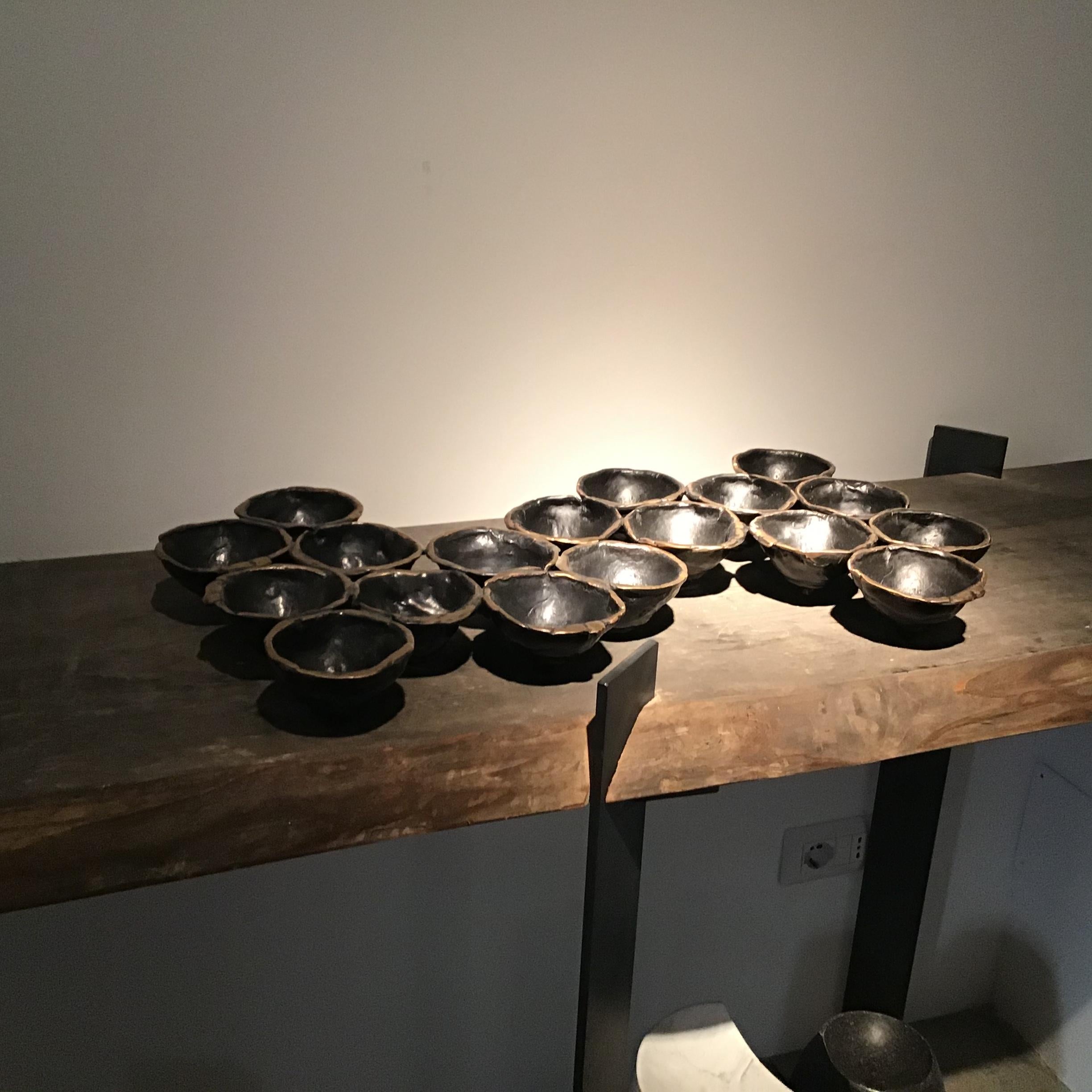 Laboratorio Avallone Centerpiece/ Scultura in fusione di Bronzo 2017 Italie en vente 3