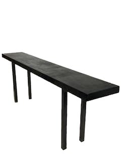 Tavolo consolle in gesso e stucco di Laboratorio Avallone