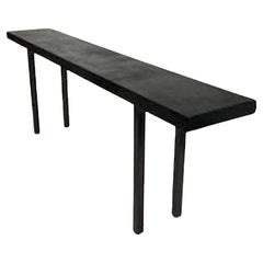 Mesa consola de yeso y estuco artesanal Laboratorio Avallone
