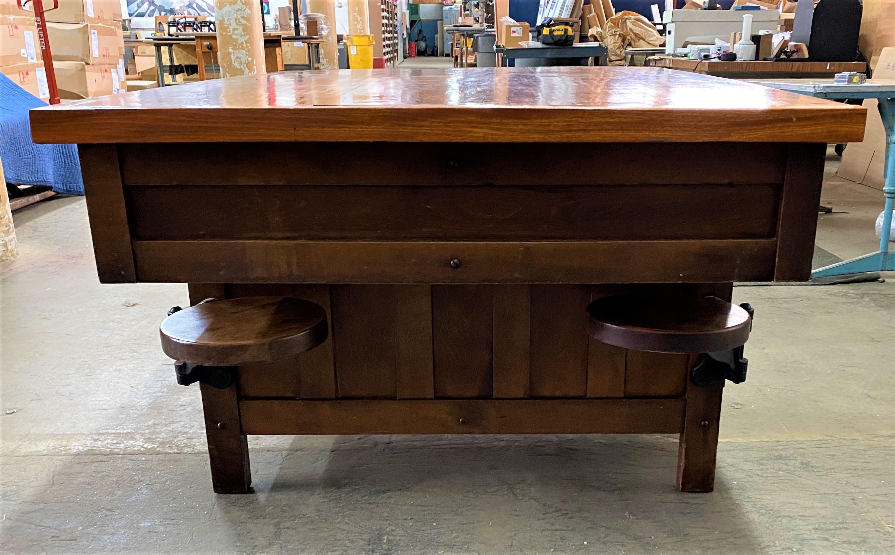 20th Century Laboratory Table / Island