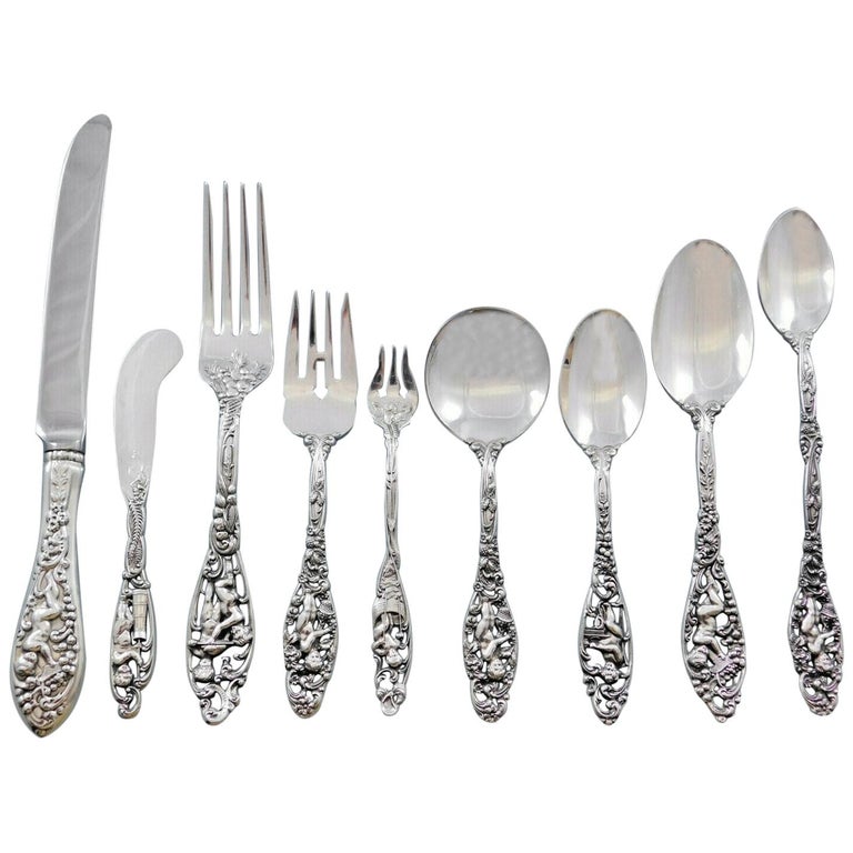Labors of Cupid by Dominick and Haff Sterling Silver Teaspoon 6