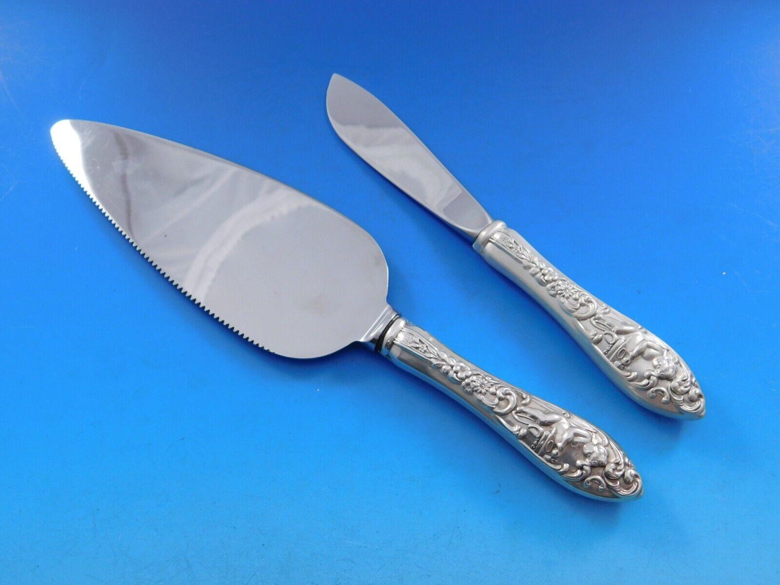 Labores de Cupido by Dominick & Haff Servicio de cubiertos de plata de ley 108 piezas en venta 6