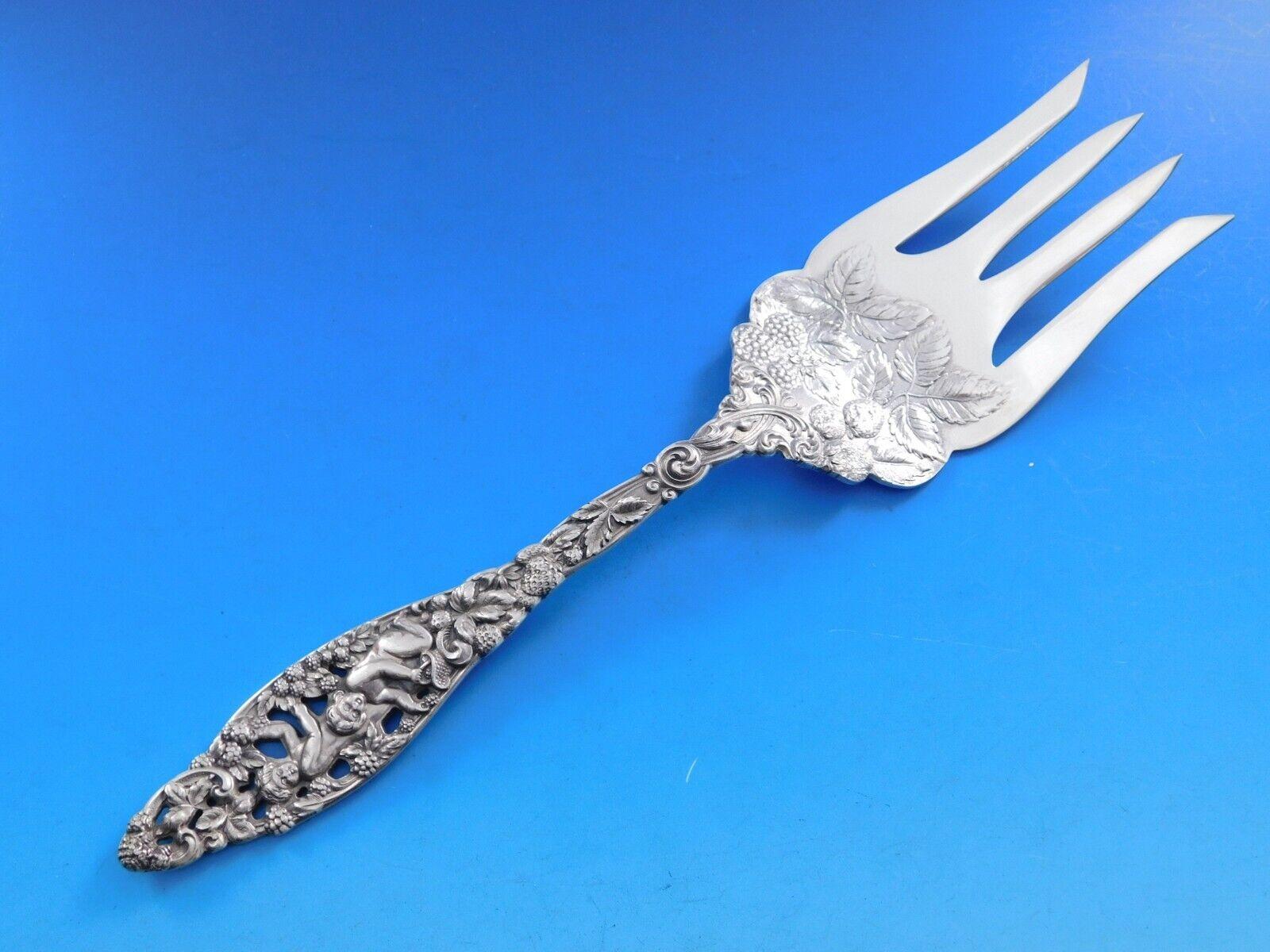 Labores de Cupido by Dominick & Haff Servicio de cubiertos de plata de ley 108 piezas en venta 4