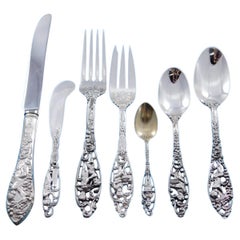 Labores de Cupido by Dominick & Haff Servicio de cubiertos de plata de ley 52 piezas