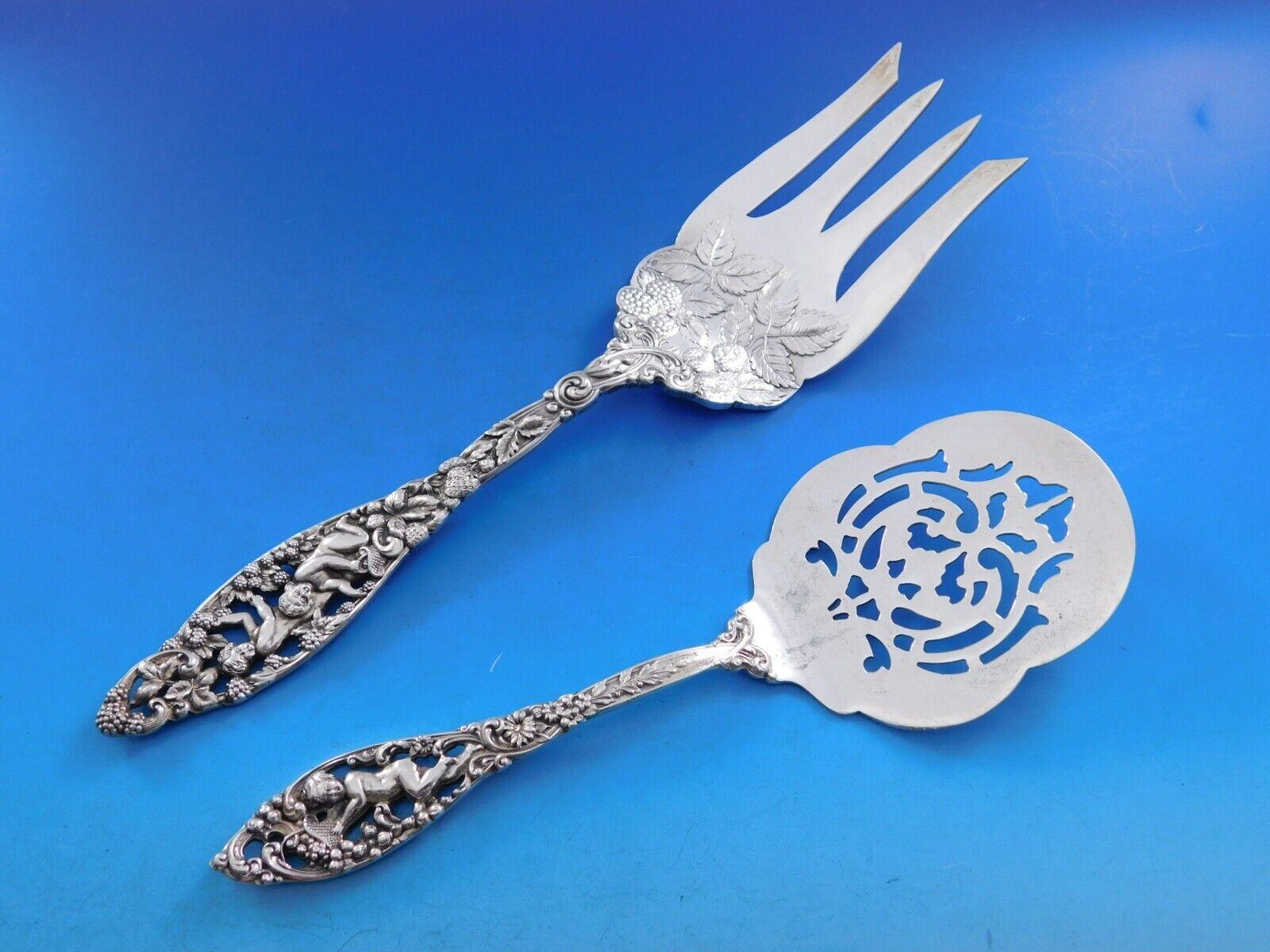 Labores de Cupido by Dominick & Haff Servicio de cubiertos de plata de ley 58 piezas 6