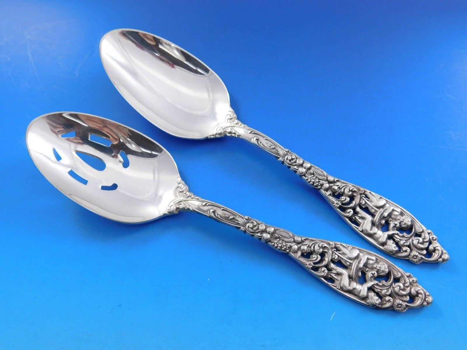 Labores de Cupido by Dominick & Haff Servicio de cubiertos de plata de ley 58 piezas 2