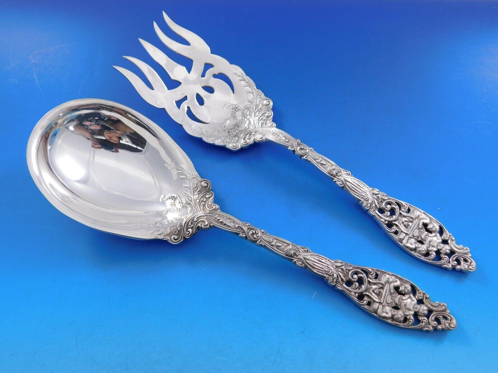 Labores de Cupido by Dominick & Haff Servicio de cubiertos de plata de ley 58 piezas 4