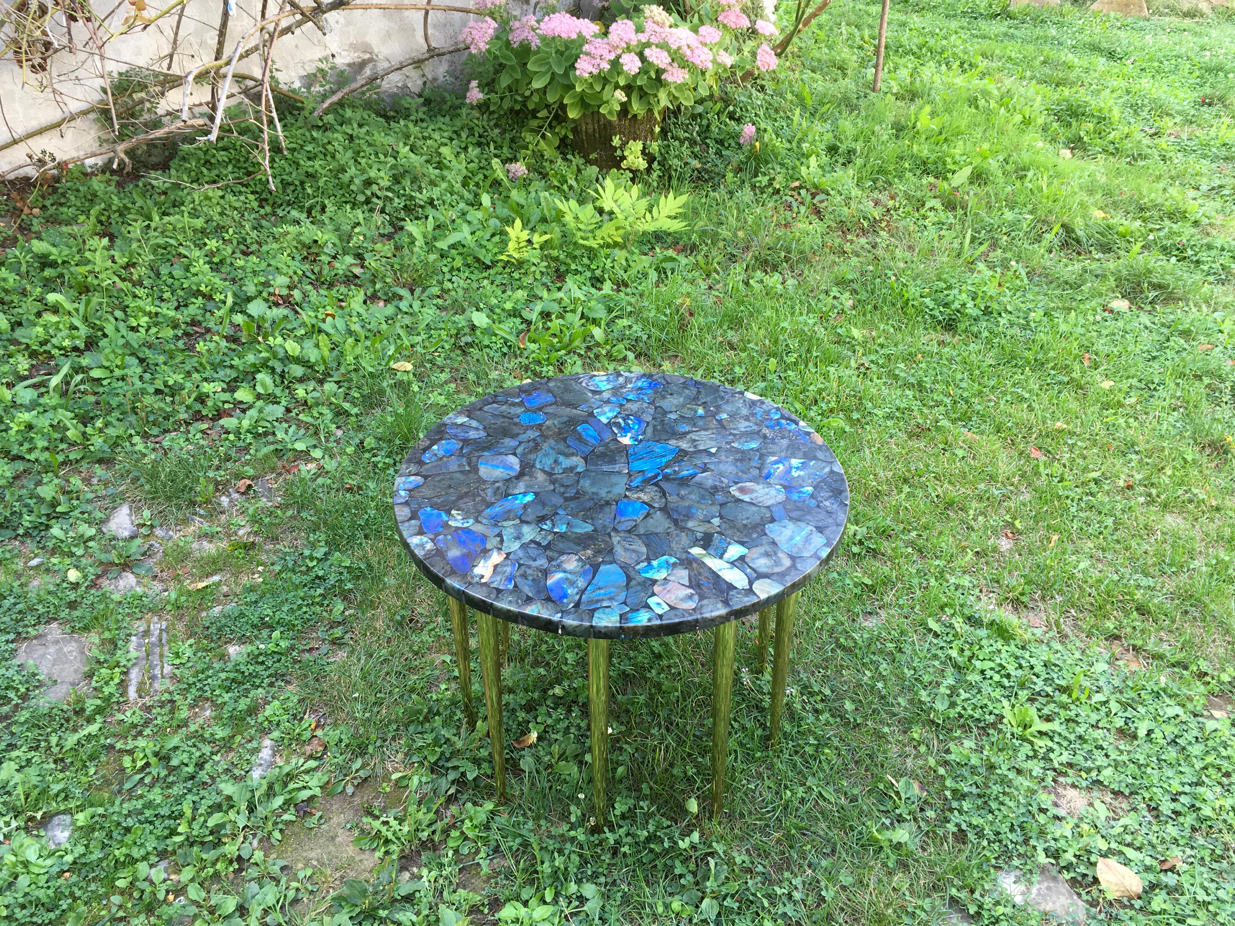 labradorite table