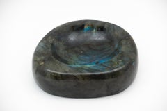 Labradorite Vide Poche Bowl, Rare and Large in Size, Hand-Carved in Madagascar