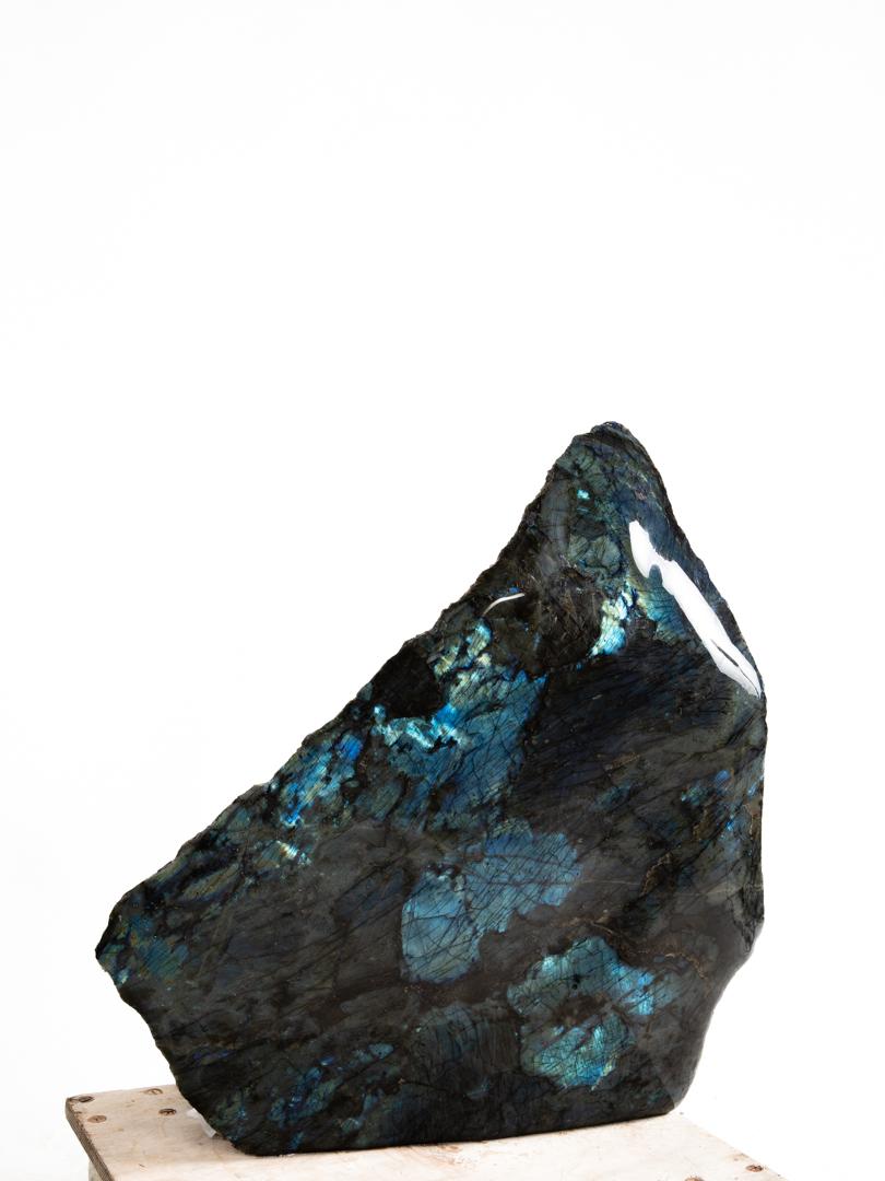 Malagasy Labradorite XL Front Polished For Sale