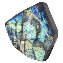 Labradorita, mineral (amarillo/azul/verde/naranja) de Madagascar