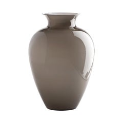 Labuan Small Glass Vase in Gray by Venini