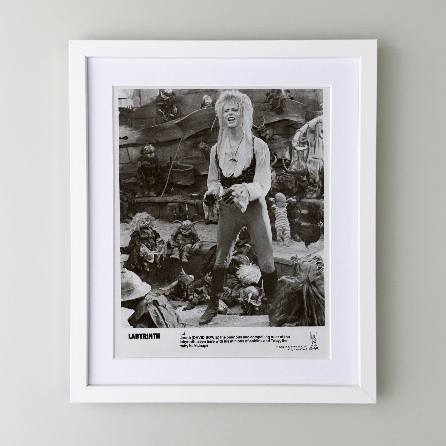 Labyrinth 1986 Werbung Film Film Presse Standbild Gerahmt (amerikanisch) im Angebot